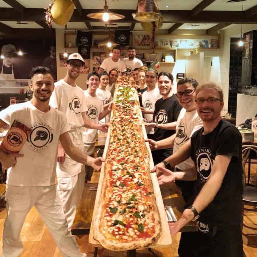 5-metre pizza challenge