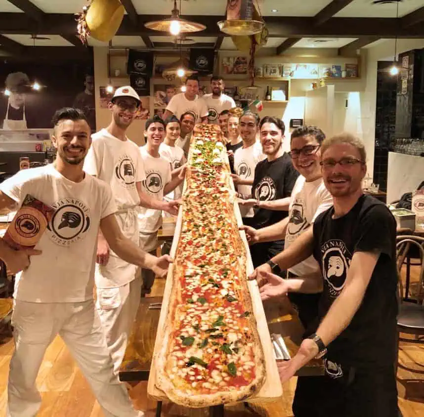 5-metre pizza challenge