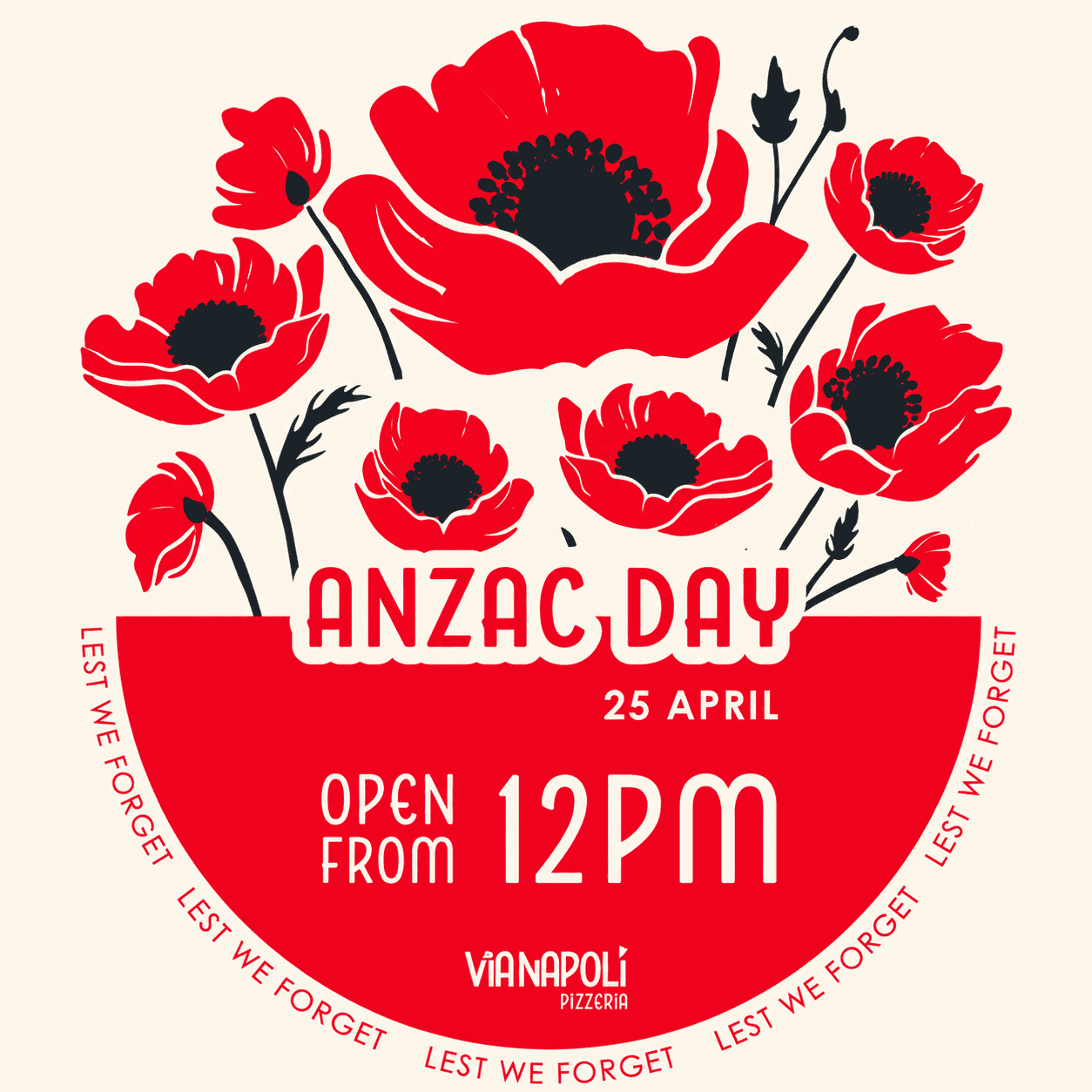 Anzac Day at Via Napoli