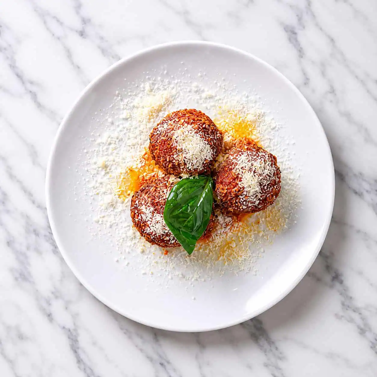 Arancini Bolognese - Slow Cooked Veal & Pork Bolognese, Peas, Buffalo Mozzarella