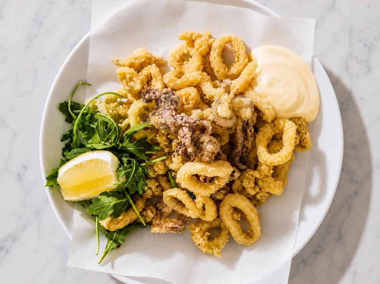 Calamari Fritti - Flash Fried, Lemon Mayo