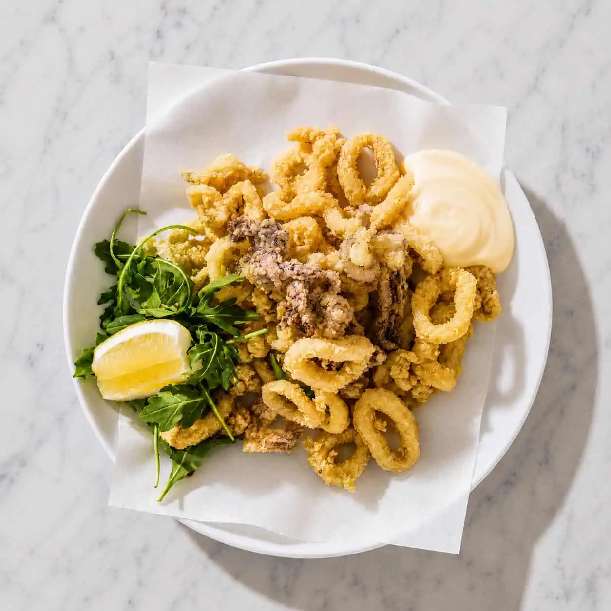 Calamari Fritti - Flash Fried, Lemon Mayo