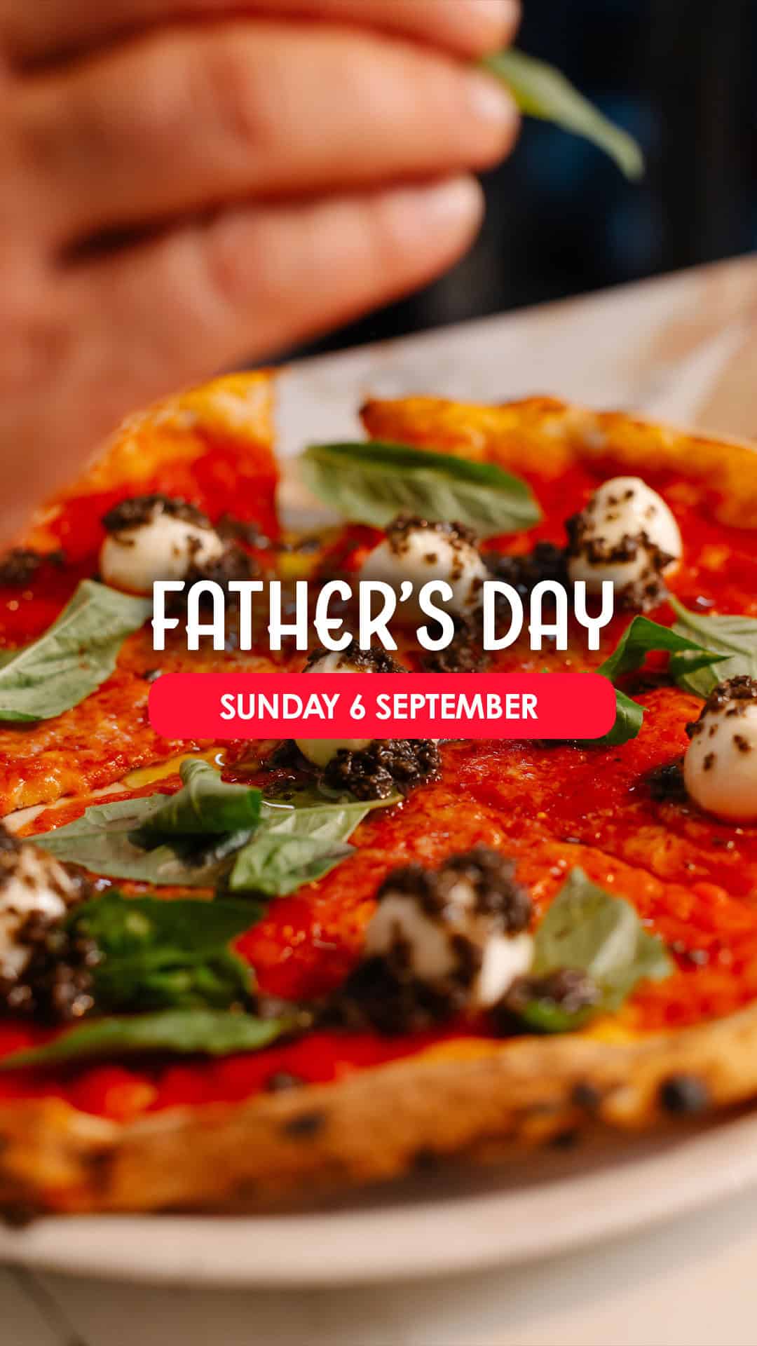 Father's Day lunch and dinner at Via Napoli Pizzeria, Surry Hills and Lane Cove Sydney