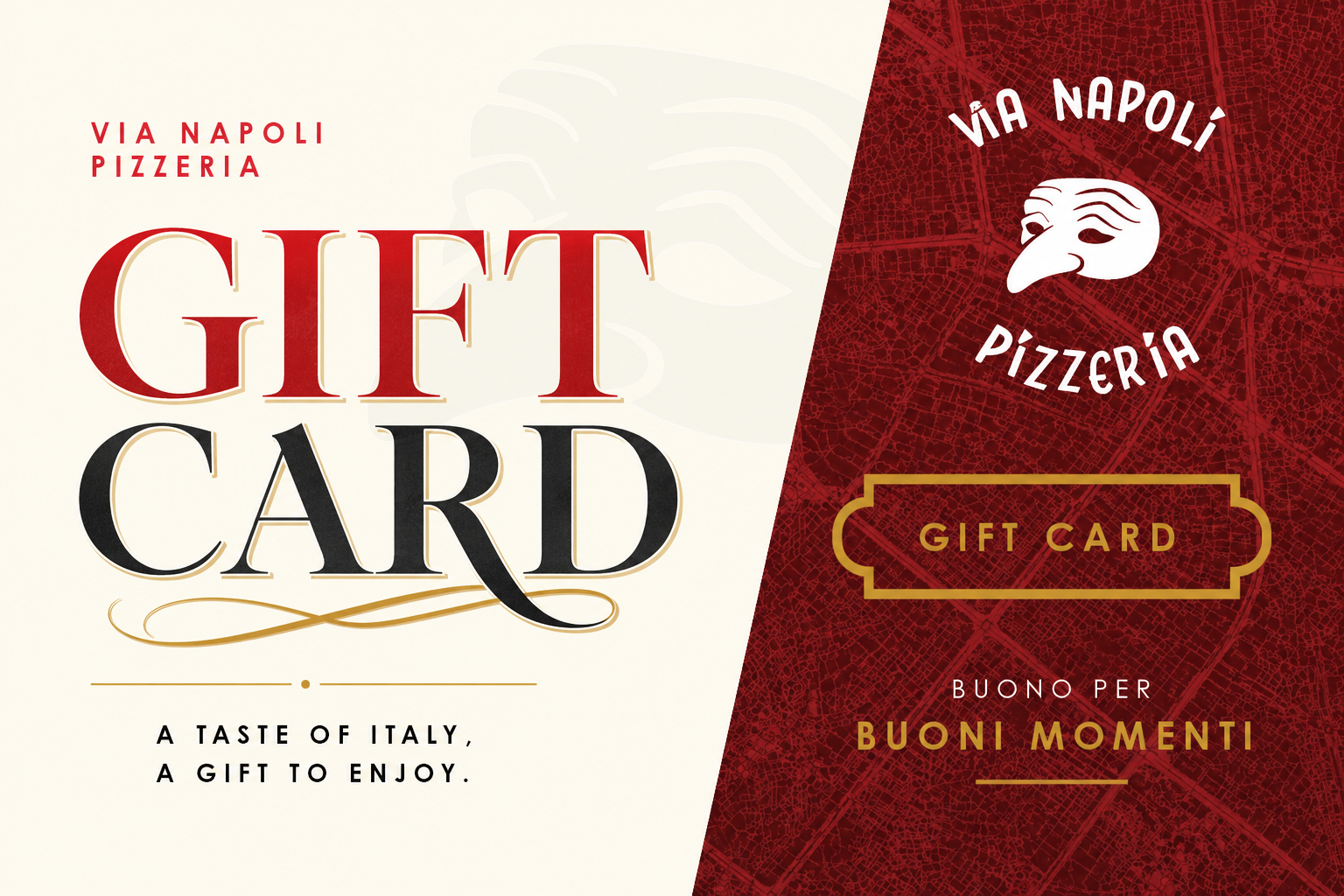 Gift Card - Via Napoli Pizzeria
