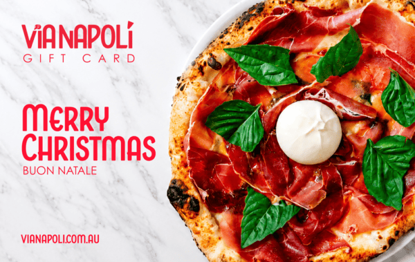 Via Napoli Christmas Gift Card Print Header