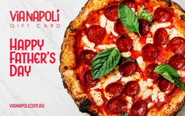 Via Napoli Father's Day Gift Card Print Header