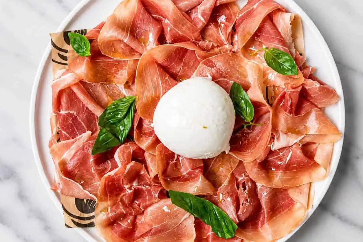Parma Prosciutto - Burrata Cheese, Artisan Garlic & Rosemary Focaccia