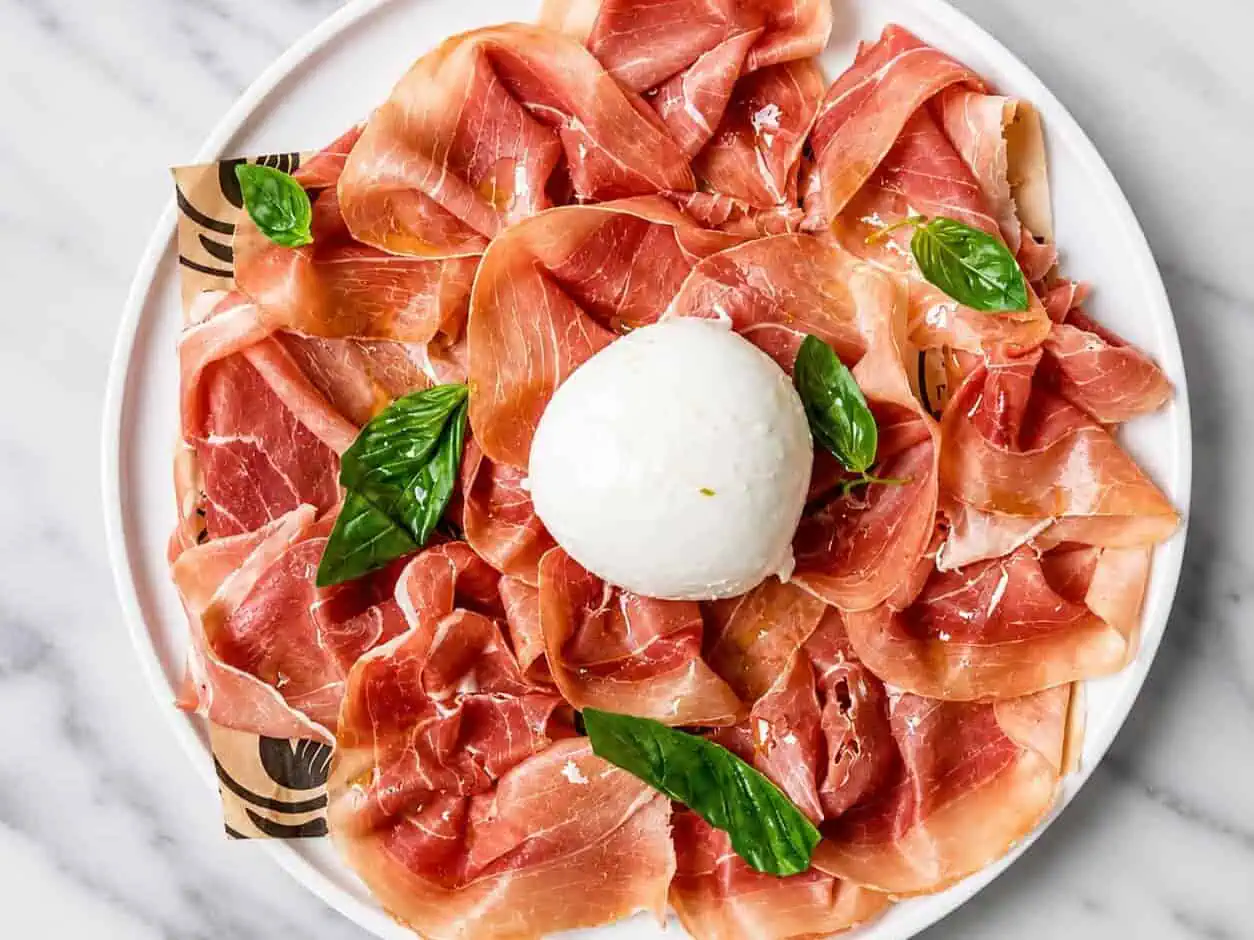 Parma Prosciutto - Burrata Cheese, Artisan Garlic & Rosemary Focaccia