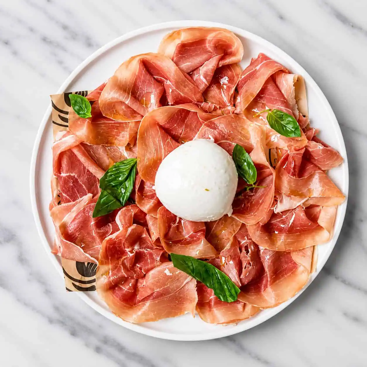 Parma Prosciutto - Burrata Cheese, Artisan Garlic & Rosemary Focaccia
