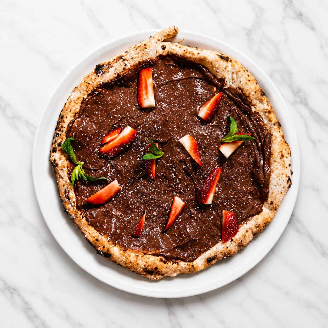 Pizza Nutella - Pizza Smothered with Nutella