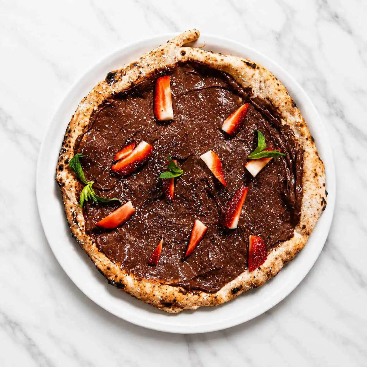 Pizza Nutella - Pizza Smothered with Nutella