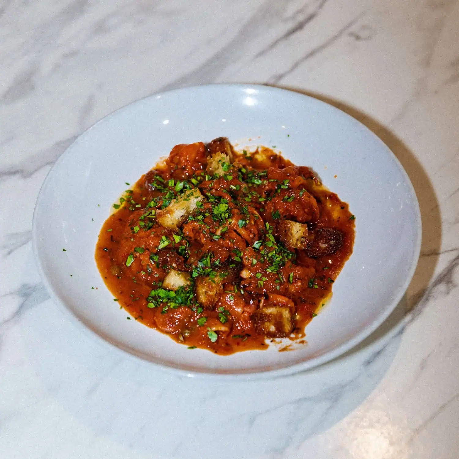 Polpo alla Luciana