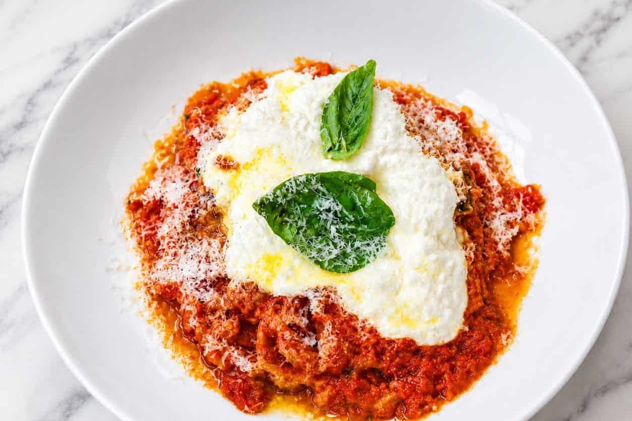 Tagliolini Verdi, San Marzano e Stracciatella