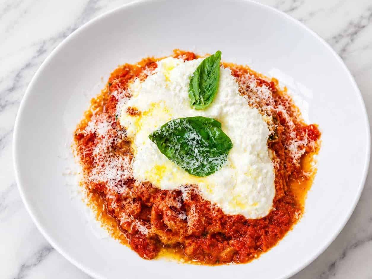Tagliolini Verdi, San Marzano e Stracciatella