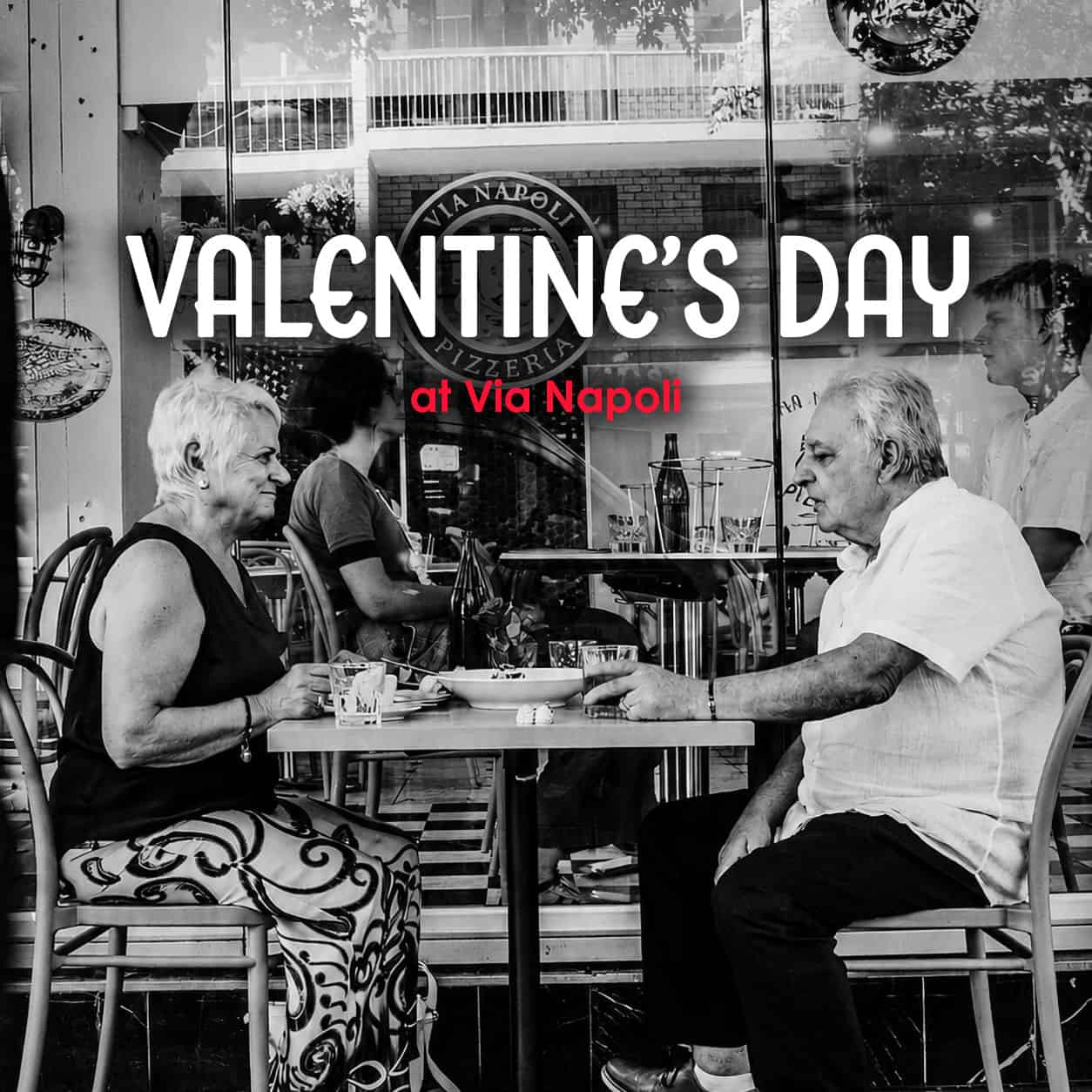 Valentine's Day dinner at Via Napoli Pizzeria Sydney