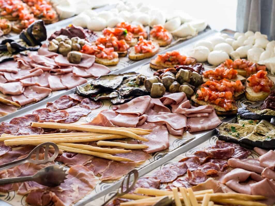 Via Napoli Italian grazing table catering platter