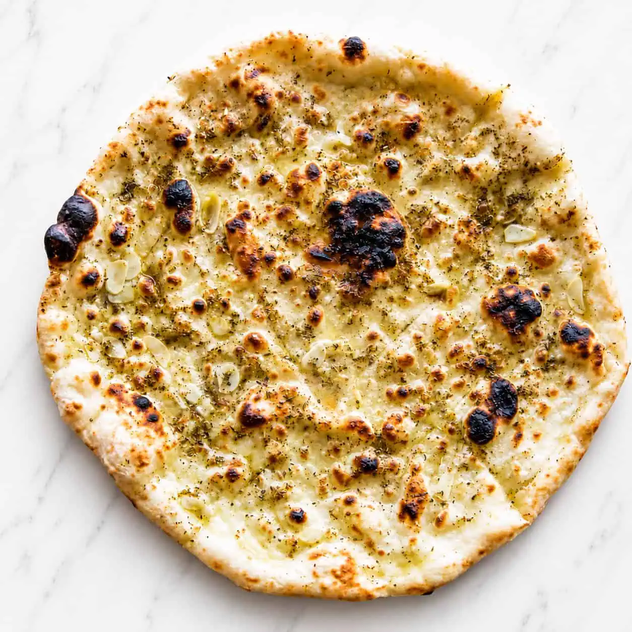 Wood-Fired Crust - Confit Garlic, Rosemary, Oregano, EVOO or Confit Garlic, Oregano, Buffalo Mozzarella